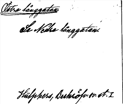 Bild på arkivkortet för arkivposten Östra Långgatan, se Nedre Långgatan