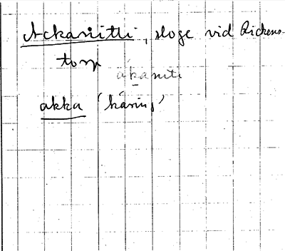Bild på arkivkortet för arkivposten Ackanitti
