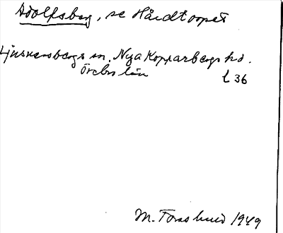 Bild på arkivkortet för arkivposten Adolfsberg, se Hårdtorpet