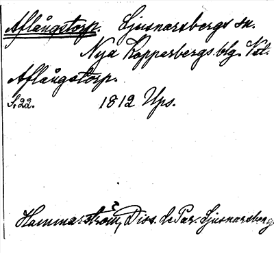 Bild på arkivkortet för arkivposten Aflångstorp