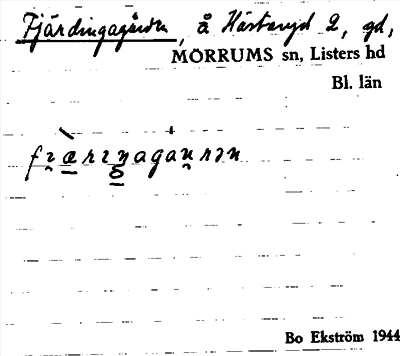Bild på arkivkortet för arkivposten Fjärdingagården