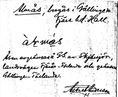 Bild på arkivkortet för arkivposten Almås