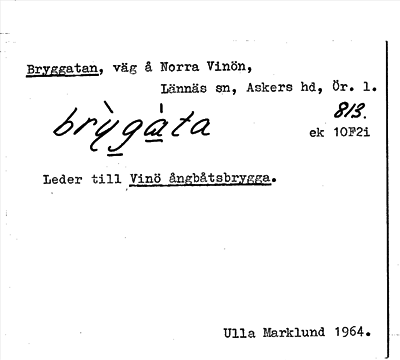 Bild på arkivkortet för arkivposten Bryggatan