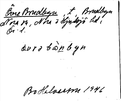 Bild på arkivkortet för arkivposten Övre Bondbyn