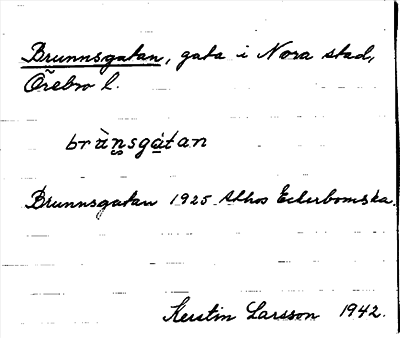 Bild på arkivkortet för arkivposten Brunnsgatan