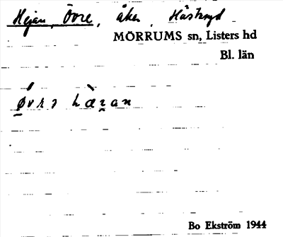 Bild på arkivkortet för arkivposten Hejan, Övre