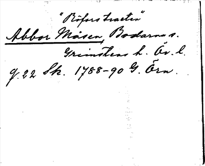 Bild på arkivkortet för arkivposten Abbor Måsen
