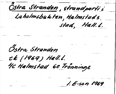 Bild på arkivkortet för arkivposten Östra Stranden
