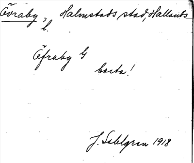 Bild på arkivkortet för arkivposten Övraby