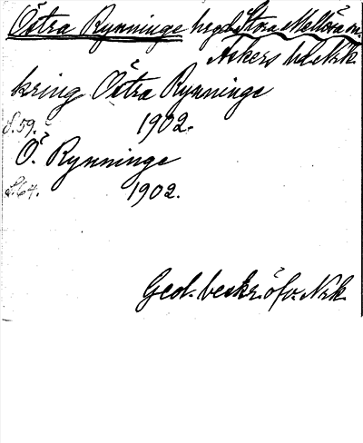 Bild på arkivkortet för arkivposten Östra Rynninge