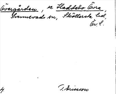 Bild på arkivkortet för arkivposten Övergården, se Haddebo, Övra