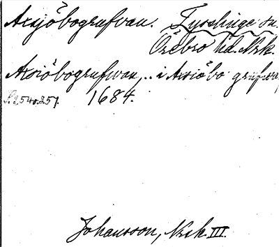 Bild på arkivkortet för arkivposten Axsjöbogrufvan