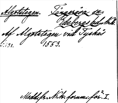 Bild på arkivkortet för arkivposten Algotstegen