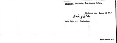 Bild på arkivkortet för arkivposten Brågatan