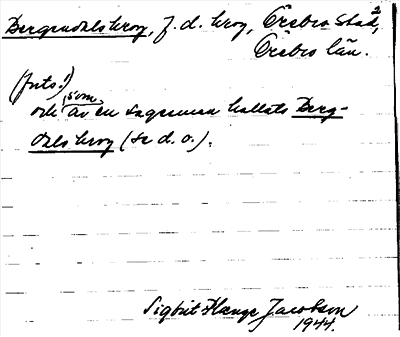 Bild på arkivkortet för arkivposten Bergendals krog