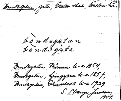Bild på arkivkortet för arkivposten Bondegatan
