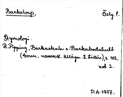Bild på arkivkortet för arkivposten Barketorp