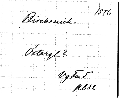 Bild på arkivkortet för arkivposten Birehenich
