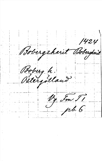 Bild på arkivkortet för arkivposten Bobergzherit