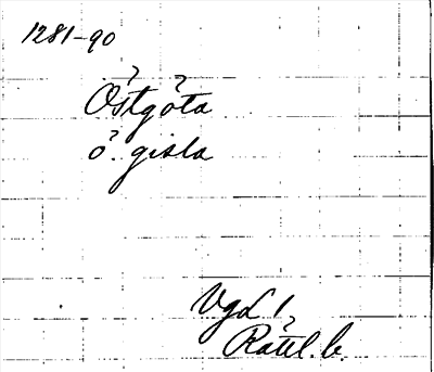 Bild på arkivkortet för arkivposten Östgöta