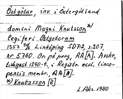 Bild på arkivkortet för arkivposten Östgötar