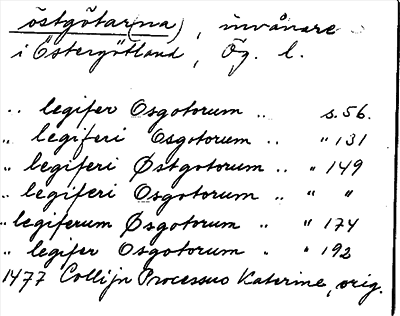 Bild på arkivkortet för arkivposten östgötar(na)