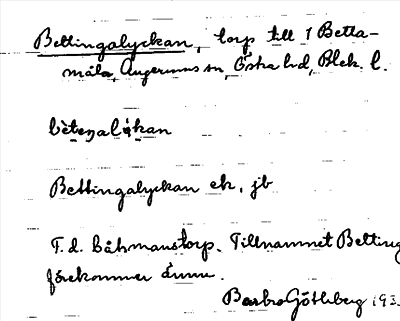 Bild på arkivkortet för arkivposten Bettingalyckan