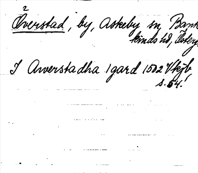 Bild på arkivkortet för arkivposten Överstad