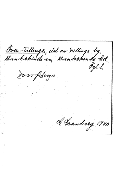 Bild på arkivkortet för arkivposten Över-Fillinge
