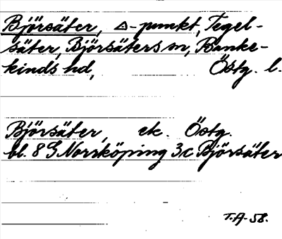 Bild på arkivkortet för arkivposten Björsäter