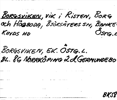 Bild på arkivkortet för arkivposten Borgsviken