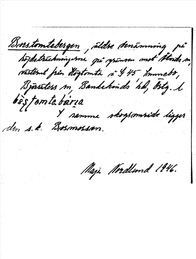 Bild på arkivkortet för arkivposten Borstomtebergen