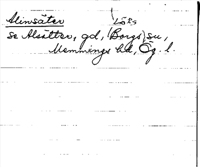 Bild på arkivkortet för arkivposten Alinsäter, se Alsätter