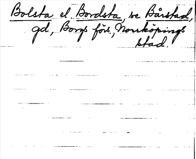 Bild på arkivkortet för arkivposten Bolsta el. Bordsta, se Bårstad