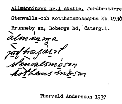 Bild på arkivkortet för arkivposten Allmänningen skatte