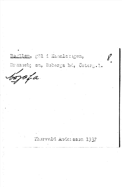 Bild på arkivkortet för arkivposten Bogölen