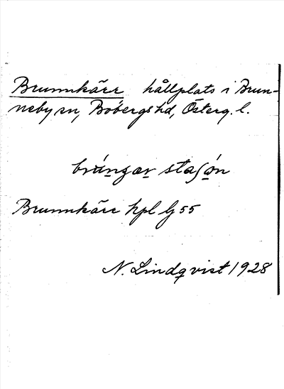 Bild på arkivkortet för arkivposten Brunnkärr