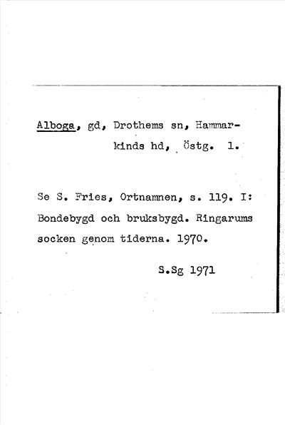 Bild på arkivkortet för arkivposten Alboga