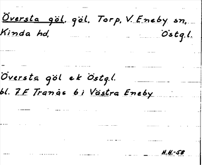 Bild på arkivkortet för arkivposten Översta göl