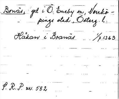 Bild på arkivkortet för arkivposten Bonäs