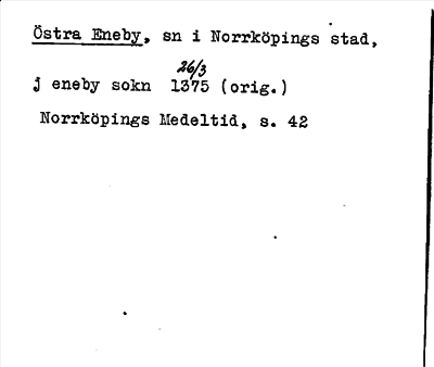 Bild på arkivkortet för arkivposten Östra Eneby