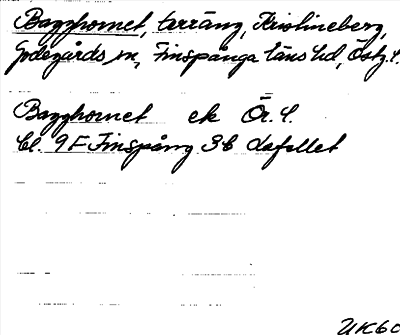 Bild på arkivkortet för arkivposten Bagghornet