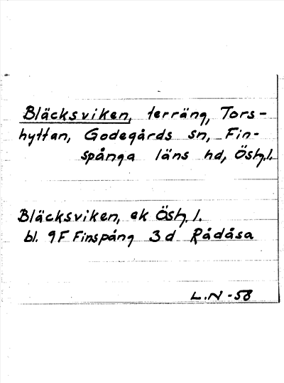 Bild på arkivkortet för arkivposten Bläcksviken