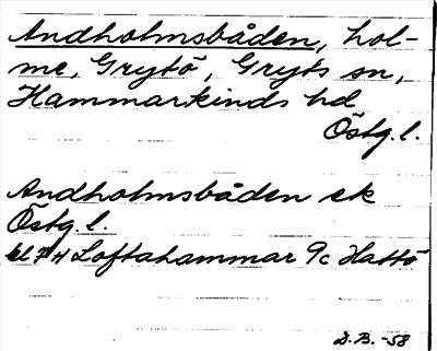 Bild på arkivkortet för arkivposten Andholmsbåden