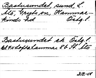 Bild på arkivkortet för arkivposten Bastusundet