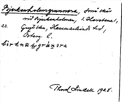 Bild på arkivkortet för arkivposten Bjerkenholmsgrunnera