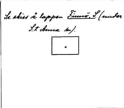 Bild på baksidan av arkivkortet för arkivposten Bockholmen, L.