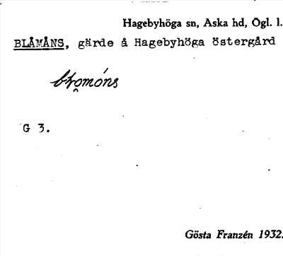 Bild på arkivkortet för arkivposten Blåmåns