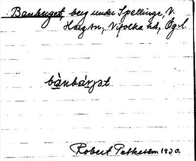 Bild på arkivkortet för arkivposten Banberget