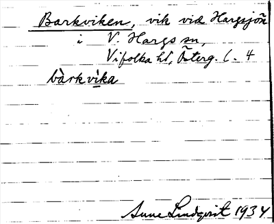 Bild på arkivkortet för arkivposten Barkviken